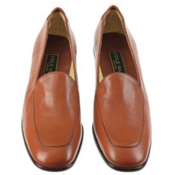Cole Haan Shoes - COLE HAAN GIANA Low Heel Brown Loafers / Pumps
